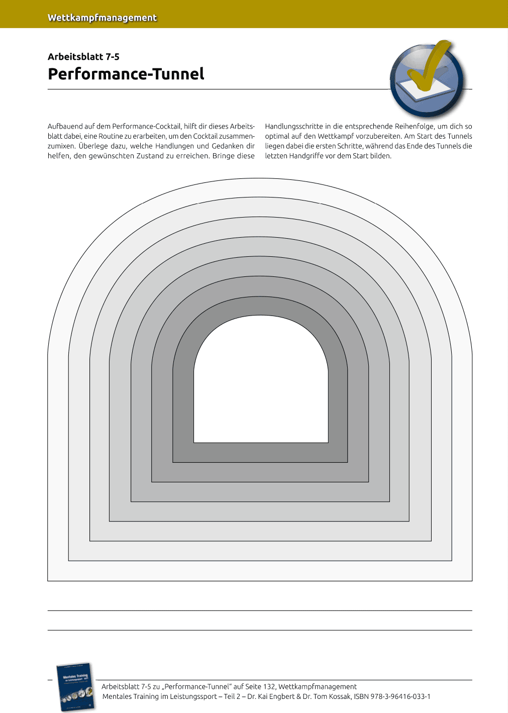 Toolbox Umgang mit Druck: Performance-Tunnel